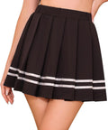 Women Pleated Mini Skirt High Waist